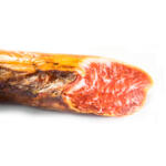 Lomo de cebo de campo 50% raza ibérica de dehesa grande plano detalle