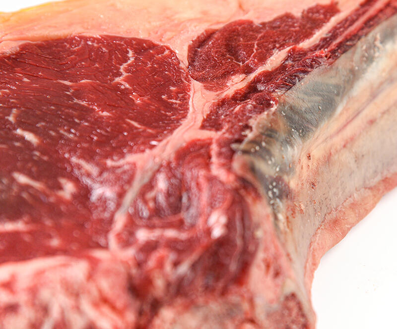 Chuletón de vaca madurada en detalle