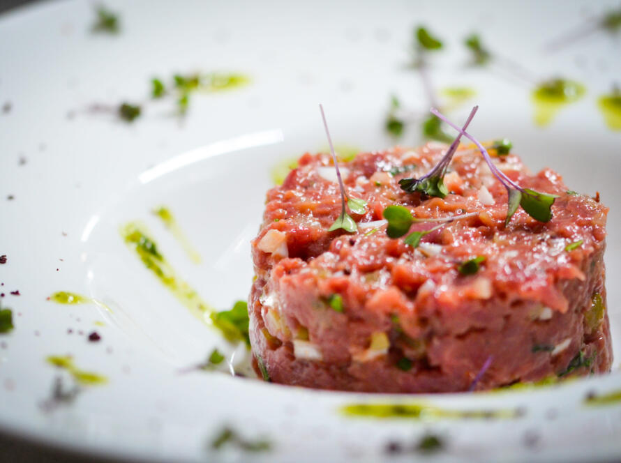 Steak tartar de solomillo de ternera