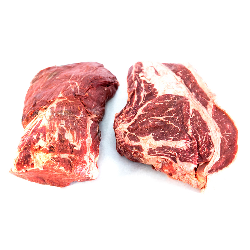 Solomillo de ternera + chuletón de ternera. Pack de carne de ternera para barbacoa.